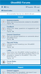 Mobile Screenshot of forums.ghostbsd.org